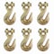 Tie 4 Safe G70 5/16'' Clevis Grab Hooks Tow Chain Hook Flatbed Truck Trailer Tie Down, 6PK FH406-516-6 - alternate 1