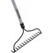 Best Garden 14'' Steel Bow Garden Rake with Fiberglass Handle, 14-Tine 761624 - alternate 3