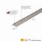 M-D Building Products 36 In. Satin Nickel Aluminum CINCH Seam Cover Fluted 43314 - alternate 4