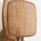 Vidalite Amud Bamboo Wicker Wall Sconce with Natural Wood Finish, Stitched Velvet Detailing, Plug-In CE1009081 - alternate 3