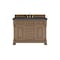 James Martin Vanities Brookfield 48 in. Single Vanity, Pecan w/3 CM Charcoal Soapstone Silestone Top 547-V48-PCN-3CSP - alternate 1