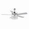 Jonathan Y Kristie 52" 3-Light Crystal/Metal Modern Glam Drum LED Ceiling Fan With Remote, Chrome JYL9709A - alternate 11