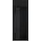 Vdomdoors Steel Door Deux 6078 Black Enamel Transom Window Sidelite Entry Door Painted W36xH80+16 Right hand DEUX6078EXD-BLK-W36 X H80+16-RH-I - alternate 1