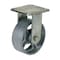 Vestil Cast Iron/Steel Rigid Caster 5 In. Diameter x 2 In. Width 1000 Lb. Capacity Gray CST-MA-5X2-R - alternate 1