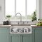 Whitehaus Collection 33 in Reversible Single Bowl Fireclay Kitchen Sink with Grid WHRP3318-W - alternate 4