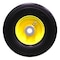 Antego 9x3.50-4 Flat Free Tire, 4in Hub, 3/4in Caged Roller bearings, 4PK A422503100651PU93504 - alternate 1