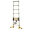 Wrightmaster 11.5 ft. Aluminum Extension Ladder with Metal Tool Suction Magnetic Strip, 330 lbs. Load Capacity ZR-257438 - alternate 1