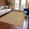 Homeroots 5' X 8' Wheat Gold And Beige Striped Washable Indoor Outdoor Area Rug 616413 - alternate 6