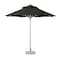 Homeroots 13ft Black Polyester Round Market Patio Umbrella 491979 - alternate 1