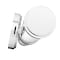Z-Lite Solange 1 Light Vanity, Chrome/Opal White, 18.5 In W x 4.75 In H 1021-18W-CH-LED - alternate 3