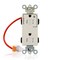 Leviton Straight Blade Receptacle, 5-15R, 15 A, 125V AC, Surface Mount, Self-Grounded MT162-1CT - alternate 1