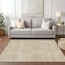 Homeroots 10' X 14' Beige And Ivory Geometric Washable Indoor Outdoor Area Rug 614058 - alternate 8