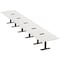Skutchi Designs 22 Person Conference Table With Power Unit | 22' Arc Rectangle Table | Harmony Series HAR-AREC-48X264-T.BK-WA7976-EBLK - alternate 1