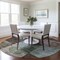 Homeroots 8' Brown Blue And Green Round Geometric Washable Indoor Outdoor Area Rug 604308 - alternate 4