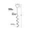 Mytee Products Hay Tarp Spiral Anchor Pins 16in Ground Stake, 50PK HTSAx50 - alternate 2