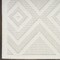 Homeroots 5' Ivory And White Geometric Indoor Outdoor Area Rug 556271 - alternate 9