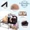 Petmaker Adjustable Raised Dog Bowl Stand Storage Basket Elevated Pet Feeding Station PET6423 - alternate 5