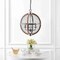 Jonathan Y Gaines 16" 4-Light Adjustable Iron Rustic Industrial LED Pendant, Brown/Silver JYL7518A - alternate 13