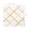 Smarty Had A Party White with Gold Diamond Paper BeverageCocktail Napkins 600 Napkins, 600PK 3296-CASE - alternate 4