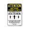 Signmission PSA High School Students And Guests Practice Social Distancing 10inX7in Rigid Plastic, P-710-25391 OS-NS-P-710-25391 - alternate 1