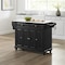 Crosley Cambridge Stone Top Full Size Kitchen Island/Cart KF30005DBK - alternate 8