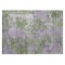 Homeroots 2' X 3' Green and Purple Abstract Washable Non Skid Indoor Outdoor Area Rug 564269 - alternate 4
