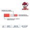 Interstate Pneumatics 1/2 in x 100 ft Rhino HybridFlex Red Hybrid Air Hose WP 200 PSI (1/2 in NPT) Solid Fitting HH48-100 - alternate 6