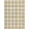 Homeroots 5' X 8' Gold And Beige Plaid Washable Indoor Outdoor Area Rug 595392 - alternate 7