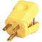 Leviton 20A 250V 3-Wire 2-Pole Python Cord Plug 081-05456-0VY - alternate 1