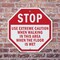Signmission Stop Use Extreme Caution When Walki, 10 inch X 10 inch, Aluminum Metal Signs, 2PK OC-A-2PACK-10-42 - alternate 4
