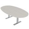 Skutchi Designs 6 Person Conference Table With Power Unit | 6' Boval Table | Harmony Series HAR-BOVL-48X72-T-K458-NA - alternate 1