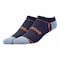Railroad Sock Mens No Show Socks, Merino Wool/Nylon/Spandex, Black/Orange, 6-12 M, 2 PK OD211NSO - alternate 4