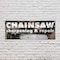 Signmission Chainsaw Sharpening and Repair, 24 Inch x 72 Inch, Vinyl Banner B-72-30514 - alternate 5