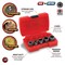 Performance Tool 5 pc. 3/8 in. Dr. Bolt Extractor Set, Stripped Bolt Removal, Cr-Mo Steel W38919 - alternate 5