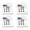 Mytee Products 4 Pack 8'x10ft White Heavy Duty Canvas Tarp 12oz - Water Resistant & Breathable, 4PK CT8-10-Wx4 - alternate 1