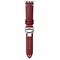 Elegani Leather Band Compatible with Apple Watch 45mm, Red, Red/Yellow Gold/Rose Gold Buckle LOT-RED-45 - alternate 1