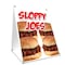 Signmission Sloppy Joes, 36 Inch x 24 Inch A-frame Yard Sign, Plastic Sign SBC-2436-Sloppy Joes - alternate 1