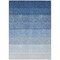 Homeroots 5' X 8' Blue And Gray Ombre Washable Indoor Outdoor Area Rug 595800 - alternate 7