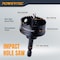 Powertec 3pcs Impact Hole Saw Set, 7/8in, 1-1/8in, 1-3/8in M42 High Speed Steel Blade, 1/4in Hex Shank 14910 - alternate 5