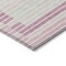 Homeroots 5' X 8' Pink And Ivory Striped Washable Indoor Outdoor Area Rug 610493 - alternate 5