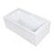 Kingston Brass 60-Inch Acrylic Rectangular 2-Wall Corner Alcove Tub with Corner Apron, Left Hand Drain Hole VTAM6032L22S - alternate 4