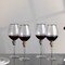 Dinewares Set of 4 Gold-Rimmed Red Wine Glasses with Diamond Rhinestone Accent - 18 oz, 10 Inches Tall - QI004758.GD.4 - alternate 10