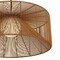 Homeroots Natural And Black Rattan And Metal LED Dimmable Outdoor Hanging Pendent Light 683474 - alternate 7