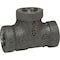 Anvil Reducing Tee 1/8in FPT X 1/8in D FPT Black Malleable Iron Black 8700120309 - alternate 2