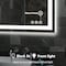 Simple Deluxe LED Bathroom Mirror with Lights, 24'x 36' LED Vanity Mirrorwith Frontlit and Backlit, Anti-Fog, Dim 3A88MIROZJLED2436NWHT - alternate 5