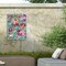 Trademark Fine Art Outdoor Canvas Art Danhui Nai 'Bright Floral Medley Turquoise' Wall Art for Patios, or Gardens WAP33732-OC1419WR - alternate 2