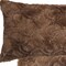 Homeroots Set of Two 12" X 20" Brown Faux Fur Lumbar Throw Pillows, 2PK 544573 - alternate 3