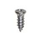 Auveco 6 x 3/8in Number 4 Head Phillips Oval Head Tapping Screw Chrome, 100PK 2802 - alternate 1