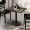 Flash Furniture Bennett 24 in x 30 in Solid Wood Indoor Tabletop in Dark Brown with 18 in Round Dining Height GSF-REC2430-DKBRN-TR18-GG - alternate 7