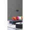 York Wallcoverings Ramie Weave Grasscloth Dark Blue Metallic Wallpaper CD1040N - alternate 2